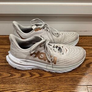 Hoka Mach 5 white sneakers